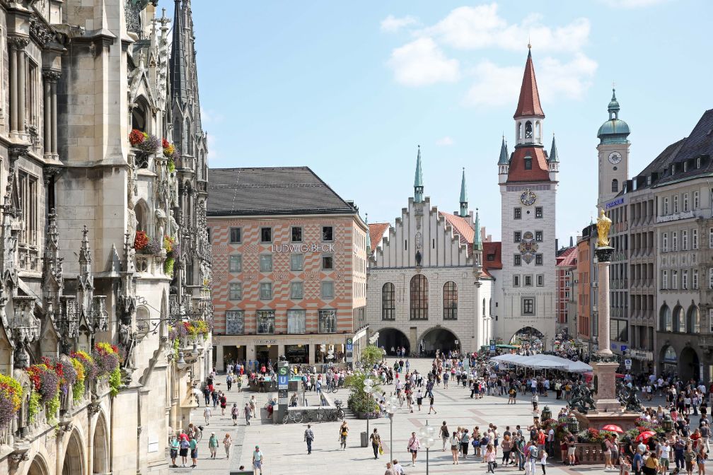 München Flughafen und Stadt