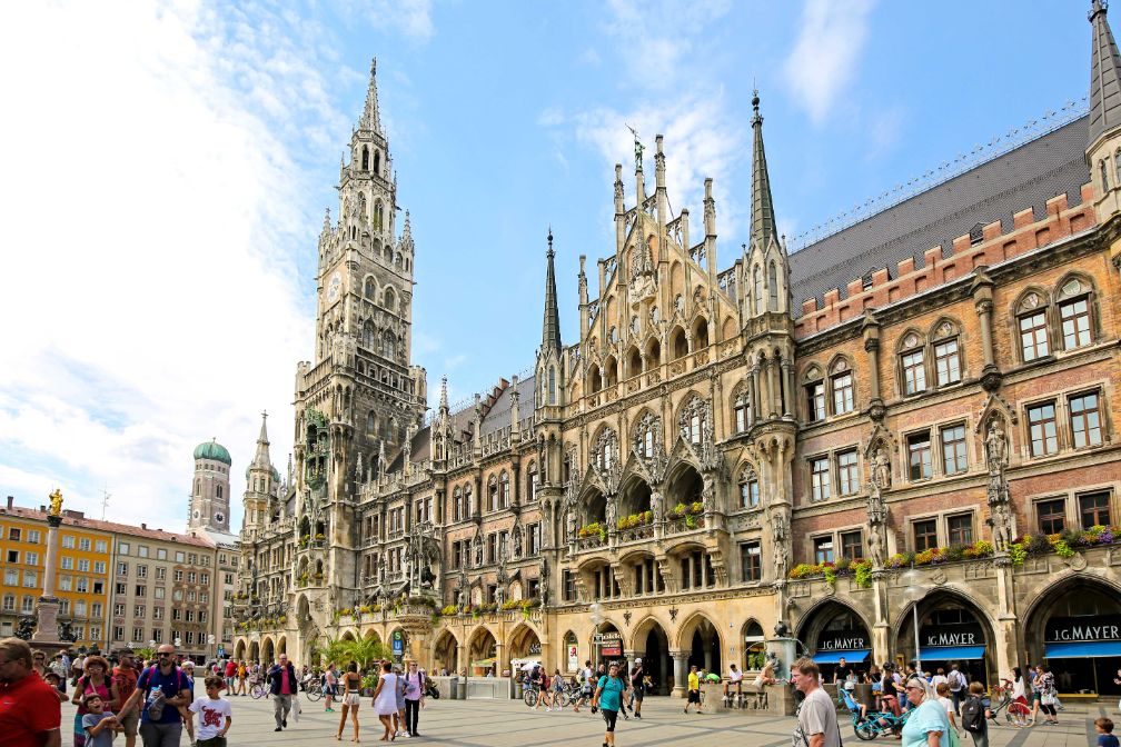 München Flughafen und Stadt